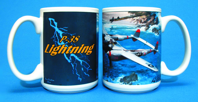 P-38 Lightning "Battle Axe" Coffee Mug